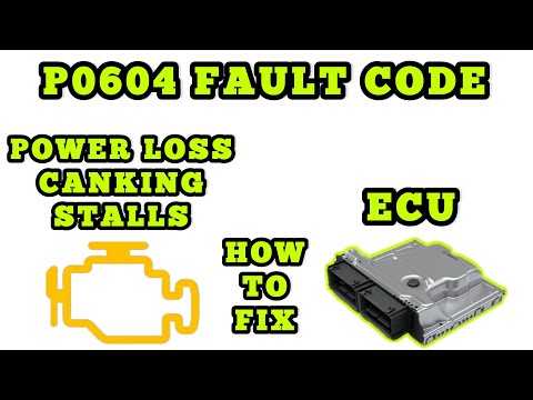 P0604 ECU Fault Code Power Loss Cranks Stalls | How To Fix | Step By Step