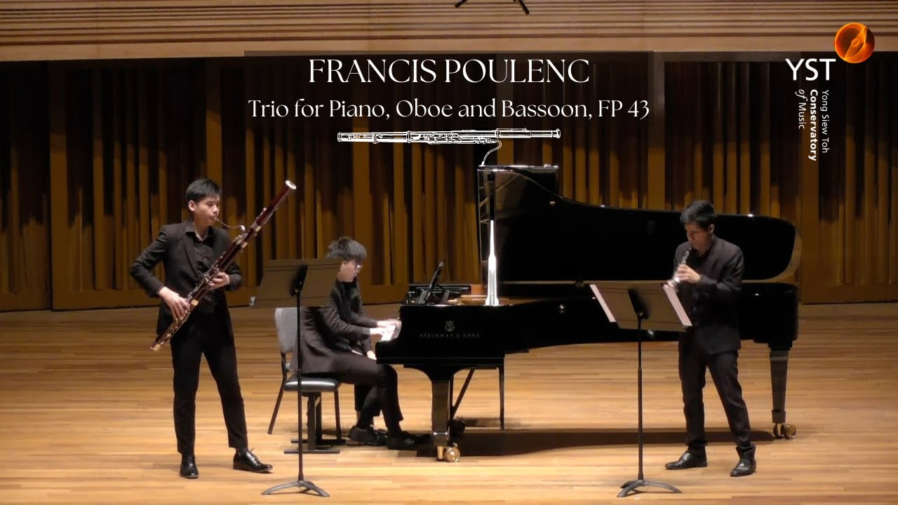 Poulenc Trio for Piano, Oboe and Bassoon, FP 43 Jonah Kwek, Nestor