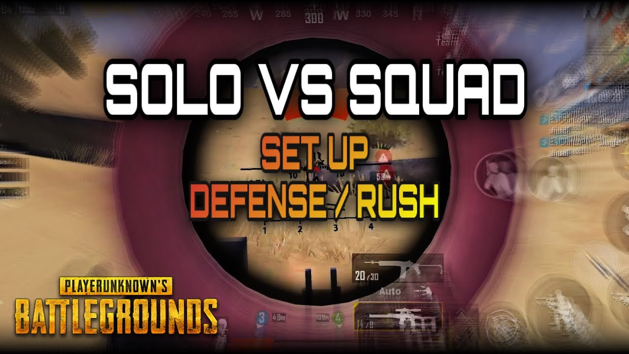 TIPS SETUP SOLO VS SQUAD | PUBG MOBILE INDONESIA - YouTube