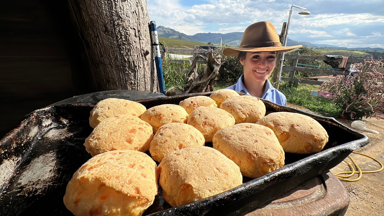 PÃO DE QUEIJO FEITO COM POLVILHO DOCE DE UM JEITO DIFERENTE 