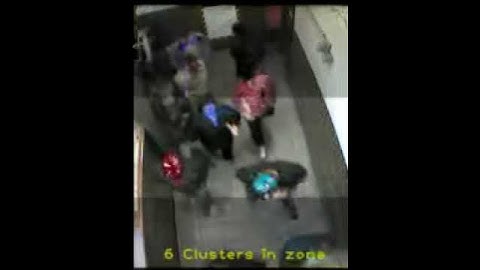 Detecting and tracking individual people in a crowd