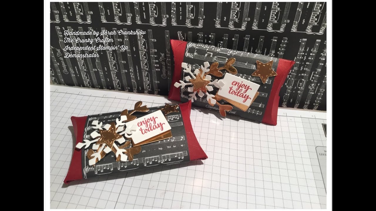 Beautiful Christmas Pillar box Using Trim your Stocking !