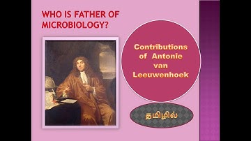 Contributions of Antonie van Leeuwenhoek