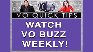 Camille Dixon & Bill Rogers - Watch VO Buzz Weekly