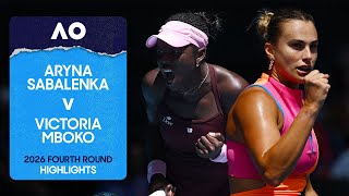 Aryna Sabalenka V Victoria Mboko Highlights Australian Open 2026 Fourth Round