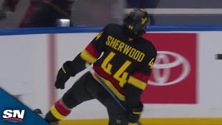 Canucks Kiefer Sherwood Pulls Off Nasty Toe-Drag Move And Pots Beauty Goal
