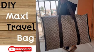 ⭐How to make Maxi travel bag #diy travel bag made easy#sewingtutorial screenshot 1