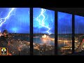 Heavy Thunderstorm over Sydney | Rain, Thunder and Loud Lightning Sounds for Sleep, Study, Relax
