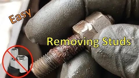 Remove Stud Or Snapped Bolt (with two nuts)