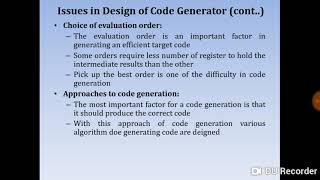 Famous Compiler Design - Code generation Wealth
