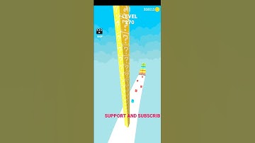 Cube stacker 3D Game level 270 #short
