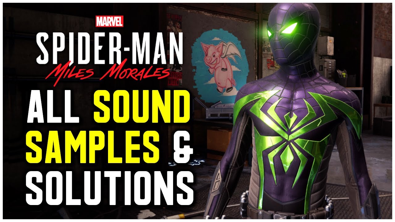 Spider-Man Miles Morales All Sound Sample Locations & Solutions (Deep Cuts Trophy  Guide)