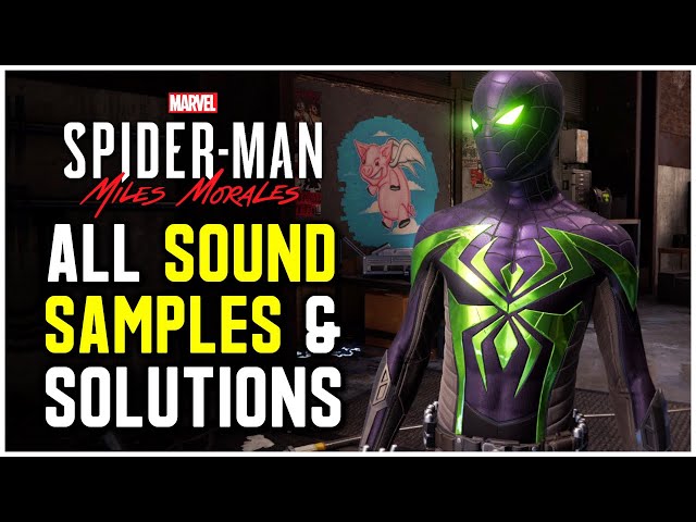 Spider-Man Miles Morales All Sound Sample Locations & Solutions (Deep Cuts Trophy  Guide)