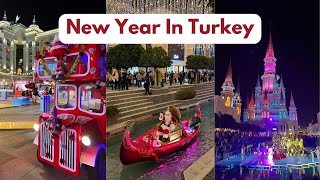 The Land of Legends - New Year 2024 Show ✨Turkey 🇹🇷 [ 4K ] Walking Tour #turkey #christmas #newyear
