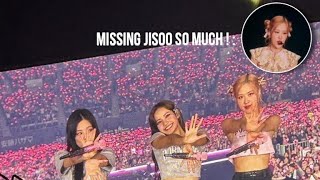 Jennie,Lisa And Rosé Missing Jisoo So Much At Osaka Concert