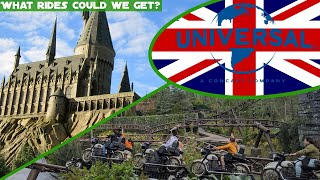 What rides could we see at Universal Great Britain?