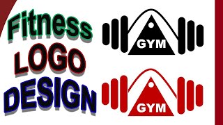 Fitness Gym logo design tutorial || How to make a professional Simple Fitness logo design. screenshot 5