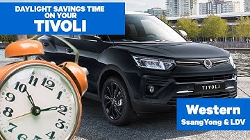 How To Change The Time In Your Tivoli 1.5 in NZ