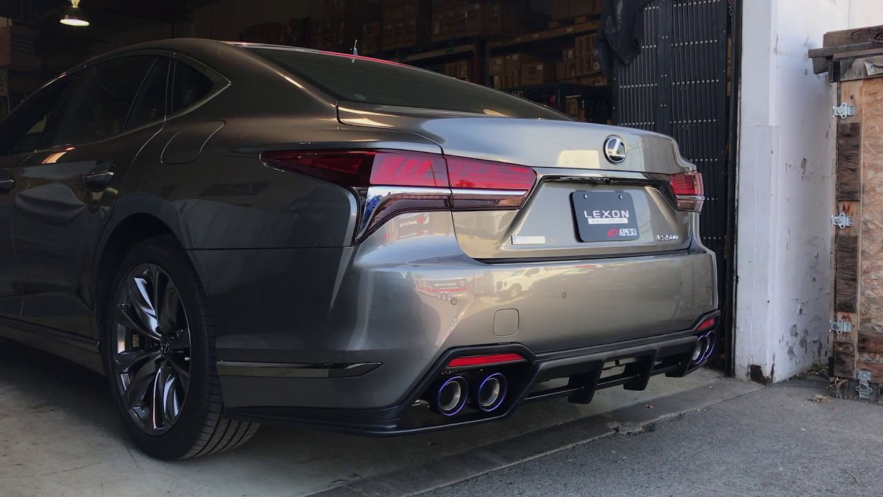 2018 Lexus LS500: FIRST Aftermarket Exhaust: A'PEXI - YouTube