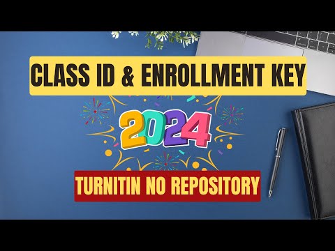 Class id and enrollment key turnitin free 2023 No Repository. Free Turnitin Account class id active.