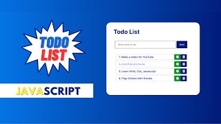 Building an Interactive Todo List with HTML, CSS, and JavaScript | Web Development Tutorial
