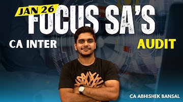 CA Inter | Audit | Focus Standard