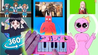 360° VR toca toca toca VS Wednesday / 1$ piano Dance BATTLE challenge by Five Fingers Enchantress 22,473 views 1 year ago 34 seconds