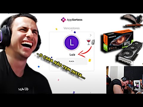 XANDÃO SORTEANDO sua PLACA de VIDEO e SENDO ATORMENTADO pelo CHAT KKKKK (LUIZ BASED)