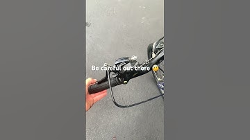 Crashed into a tree 😭 #music #bike #crash