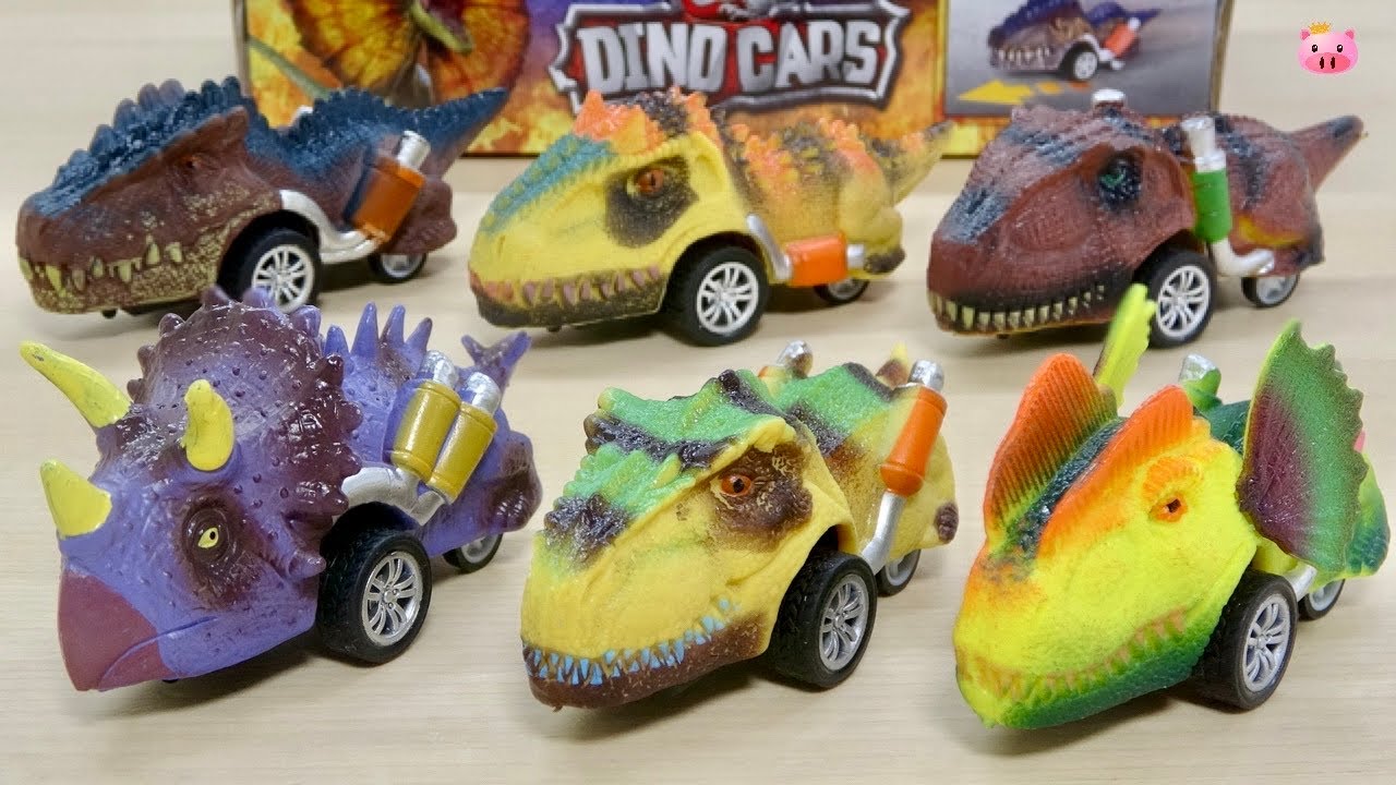 本屋さんで見つけた!恐竜の形のプルバックカー『プルバック ダイナソー