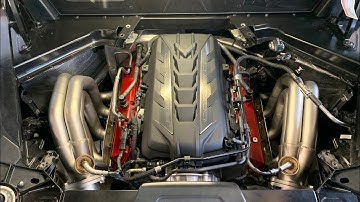 The C8 LTH Headers and High Flow Cats are Finally Installed!