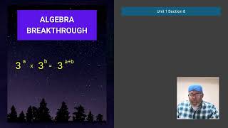 Famous Algebra Breakthrough Unit 1 Section 8 Profile