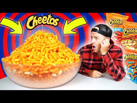WORLD'S BIGGEST BOWL OF CHEETOS 25,000 CALORIE FOOD CHALLENGE