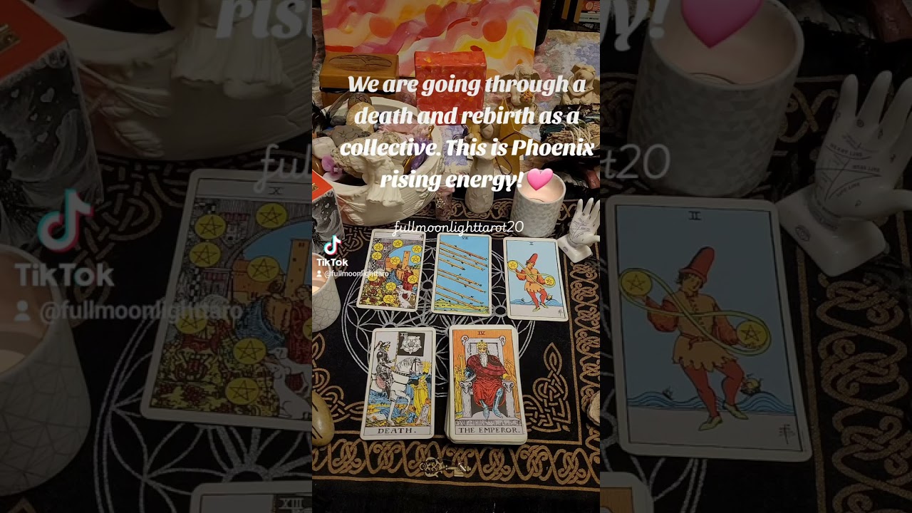 We are going through a death and rebirth as a collective. This is Phoenix rising energy! ✨️ 
