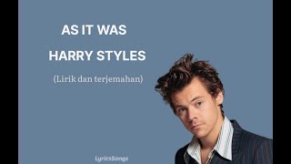 Harry Styles - As It Was (Lirik dan Terjemahan)