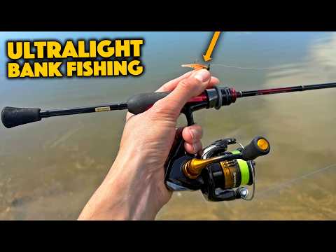 Bank Fishing For Sunnies With SUPER Ultralight!