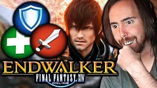 Asmongold Reacts to The New FFXIV Job Actions Trailer | Endwalker