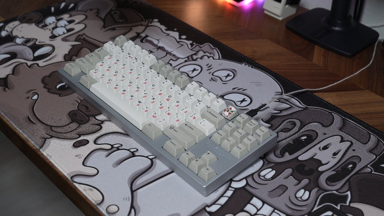 TGR Jane v2 ME with lubed Modern Gray Typing Sound YouTube