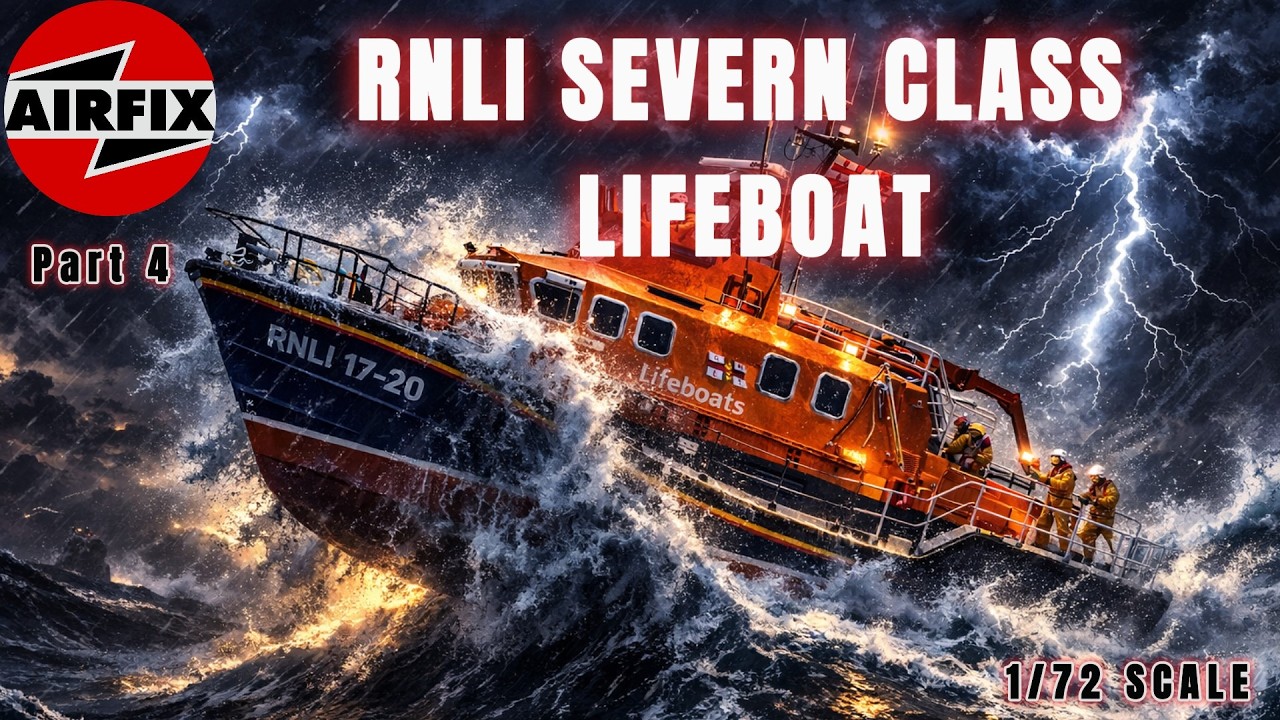 Покидание корабля… Спасательная шлюпка класса Severn от Airfix (Часть 4)