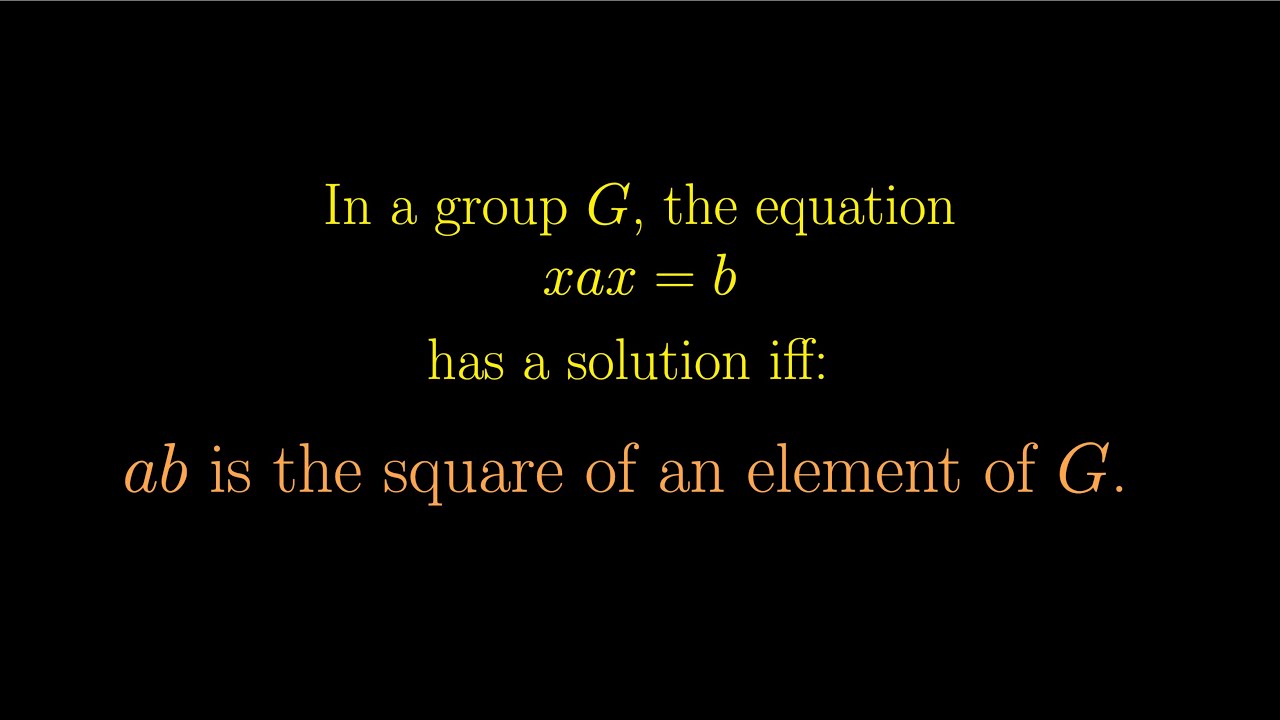 Group Theory, Basics, Problem 3, #shorts - YouTube