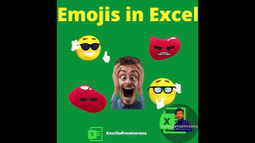 How to Get Emojis in Excel | Excel tutorial on Emojis