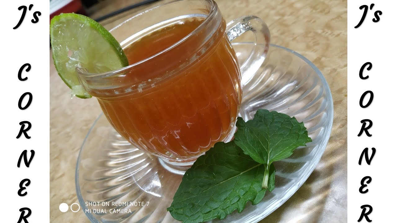 Lemon tea | refreshing tea| js corner |weight loss tea| drink|lemon tea