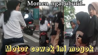 Momen Ngabuburit motor Cewe Ini Mogok