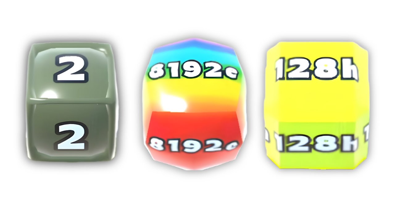 Jelly Run 2048 Mega Merge Race | 3 Modes Gameplay | High Score: 8M vs 8192e vs 256h