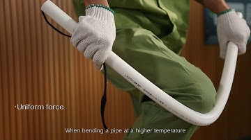 How to bend PVC conduits with spring | LESSO