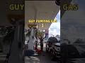 Cop Sees a Guy Holding a Gas Pump #shorts