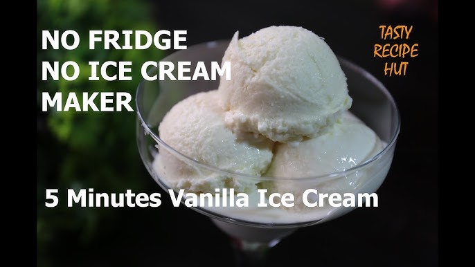 Homemade Ice Cream in 5 Minutes!