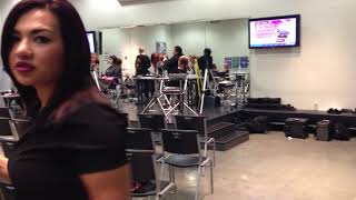 MODEL PREP FOR PAUL MITCHELL EAST BAY for SCOTT COLE VIDAL SASSOON DAY!