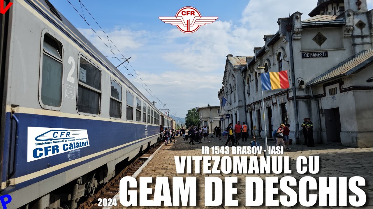 Brasov - Iasi | Cel mai rapid tren pe aceasta distanta in 2024 - IR 1543