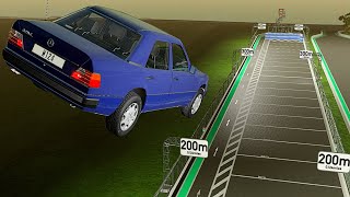 Cars VS Long Jump Challenge - BeamNG.drive